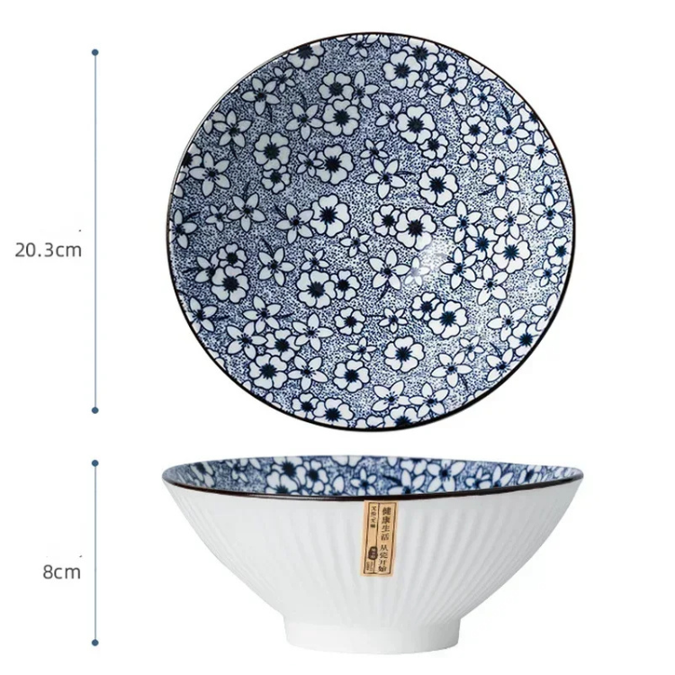 Bol à Ramen en Porcelaine émaillée - Tōge (峠)