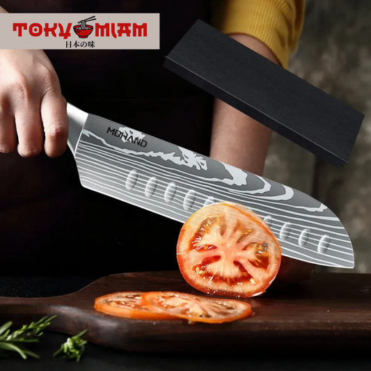 Couteau Santoku en Acier 17 cm - Shoku (食)