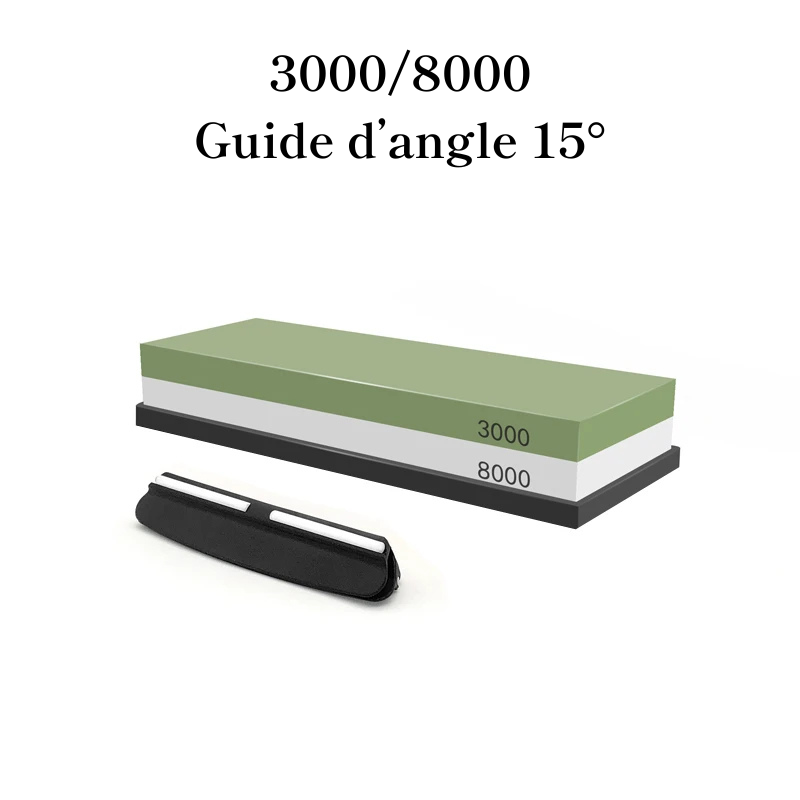 Pierre à aiguiser double face en alundum blanc - Kiwami (極)