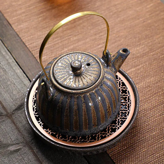 Théière Japonaise vintage en céramique - Sumi (墨)