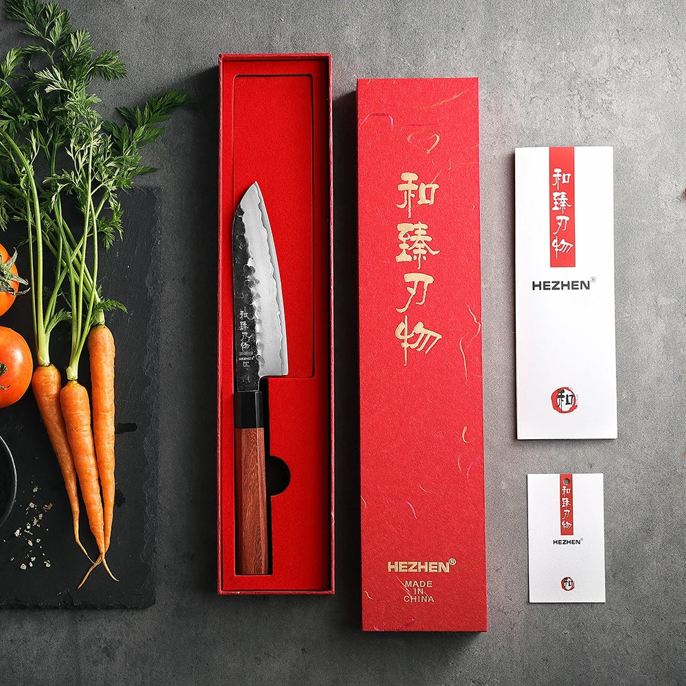 Couteau Santoku en Acier Composite 14 cm - Kensei (剣聖)