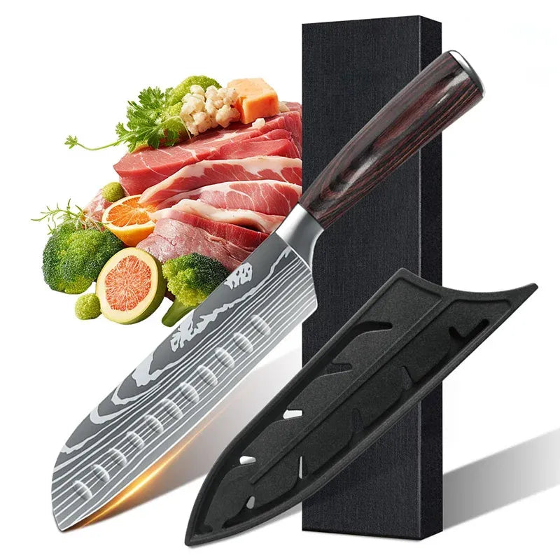 Couteau Santoku en Acier 17 cm - Shoku (食)