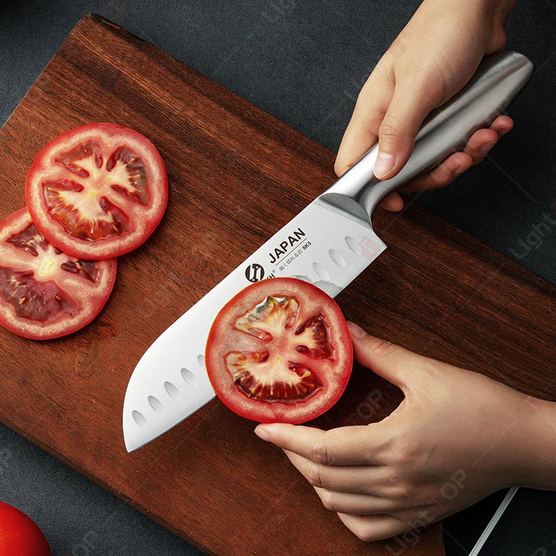Couteau Santoku en Acier 17 cm - Akuma (悪魔)