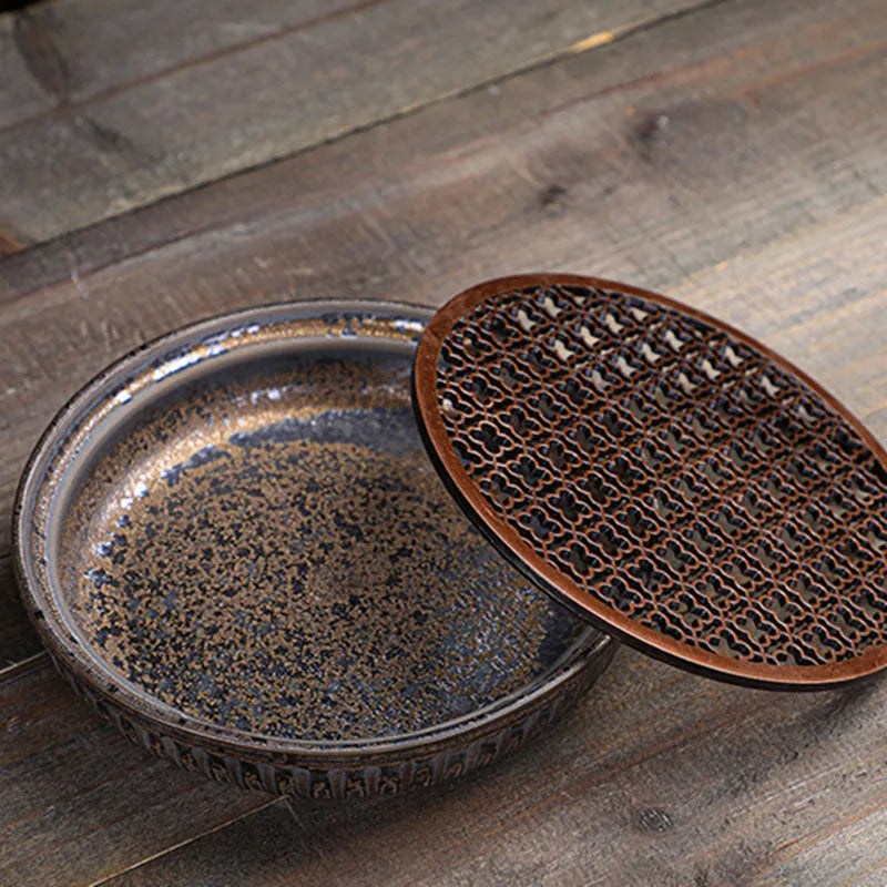 Théière Japonaise vintage en céramique - Sumi (墨)