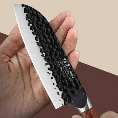 Couteau Santoku 12,8 cm en Acier Inoxydable - Bushi (武士)