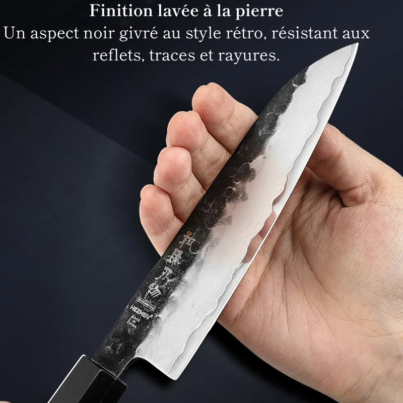 Couteau Santoku en Acier Composite 14 cm - Kensei (剣聖)