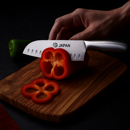 Couteau Santoku en Acier 17 cm - Akuma (悪魔)