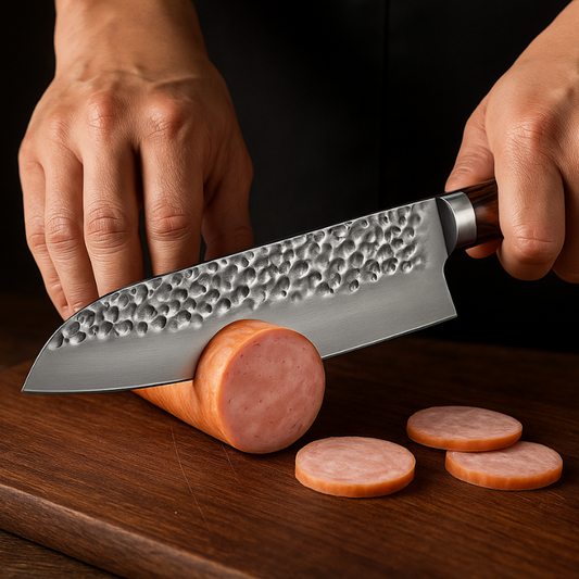 Couteau Santoku en Acier Inoxydable - Tetsu (鉄)