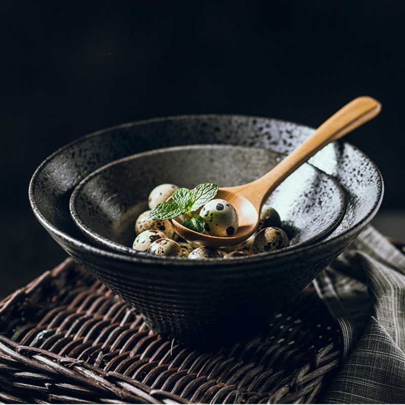 Lot de 4 Bols à Ramen en Porcelaine - Hō (朋)