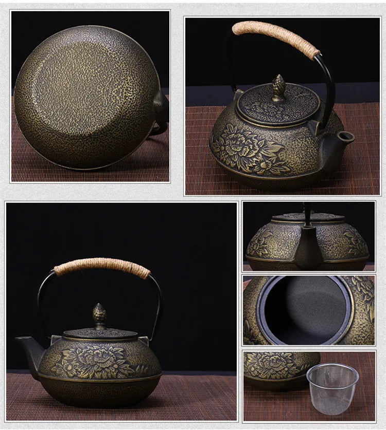 Théière Japonaise en fonte 900 ml - Saku (咲)
