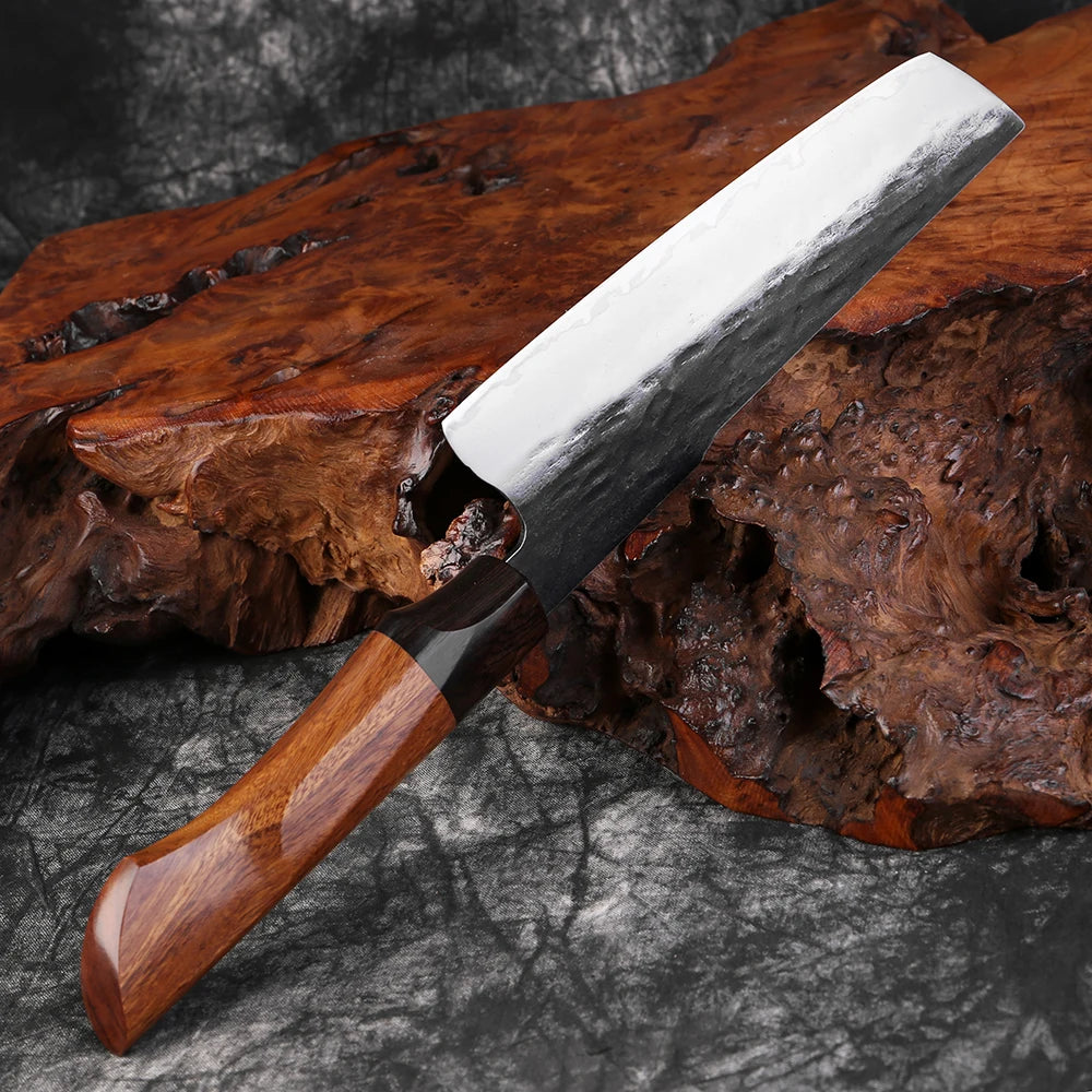 Couteau Nakiri en acier Damassé 18 cm - Yami (闇)