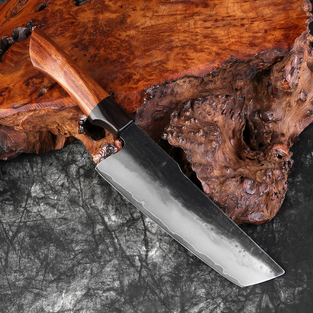 Couteau Nakiri en acier Damassé 18 cm - Yami (闇)