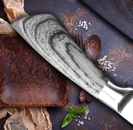 Couteau Santoku en Acier - Kaminari (雷)