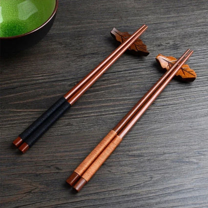 Baguettes japonaises en bois de châtaignier - Kōyō (紅葉)