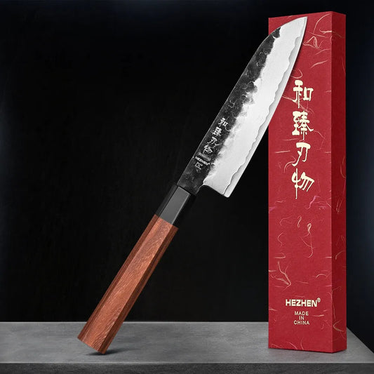 Couteau Santoku en Acier Composite 14 cm - Kensei (剣聖)