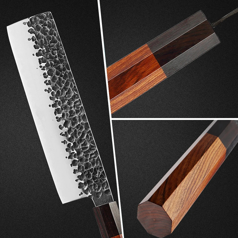 Couteau Nakiri en acier inoxydable 17 cm - Isamu (勇)