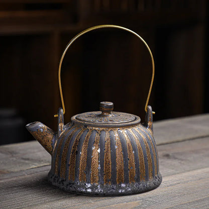 Théière Japonaise vintage en céramique - Sumi (墨)