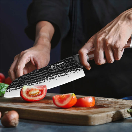 Couteau Santoku en Acier Inoxydable 18 cm - Hikari (光)