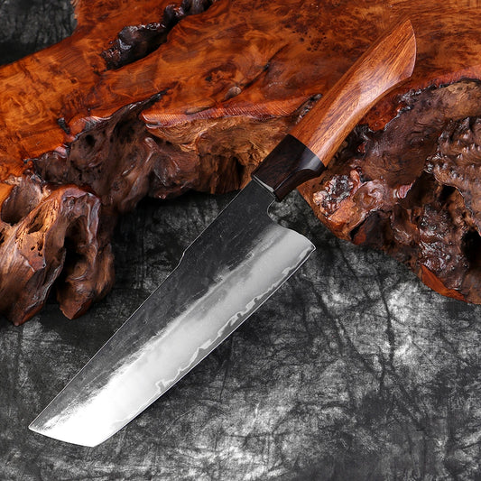Couteau Nakiri en acier Damassé 18 cm - Yami (闇)