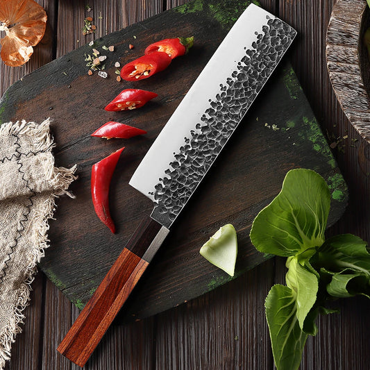 Couteau Nakiri en acier inoxydable 17 cm - Isamu (勇)