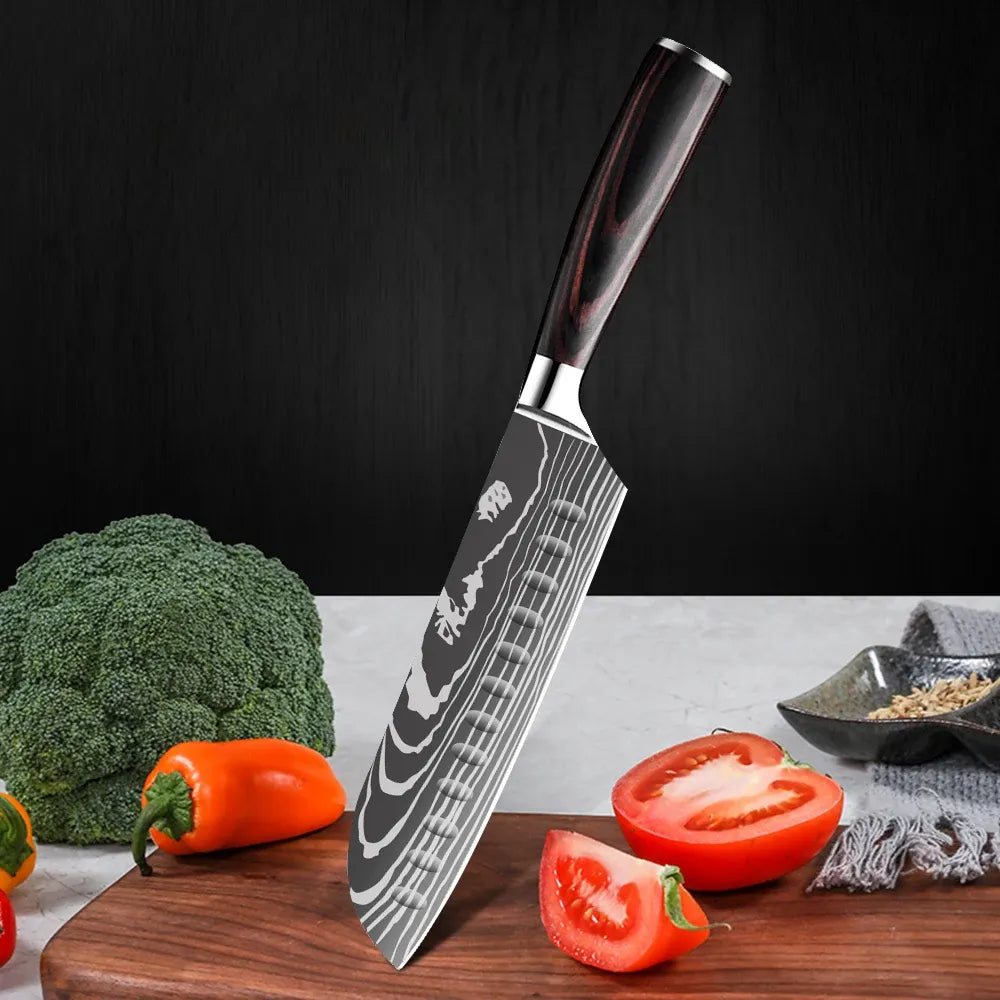 Couteau Santoku en Acier 17 cm - Shoku (食)