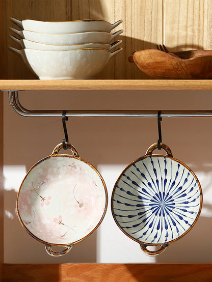 Bol à Ramen en porcelaine motif floral - Hana (花)