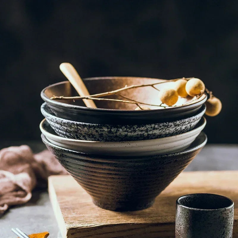 Lot de 4 Bols à Ramen en Porcelaine - Hō (朋)